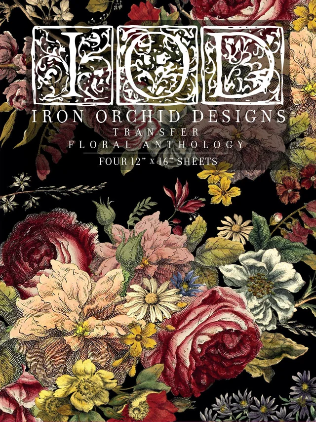 Floral Anthology - IOD Decor Transfer - Sonnet's Garden Blooms -   Creator - DIY for Home Decor